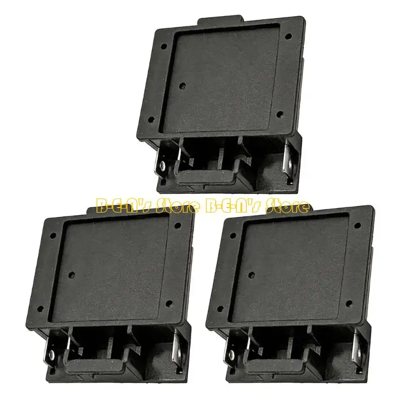Y1AD Copper Lithium Batteries Terminals Adapters 3Prong Battery Connector For Power Tool Stable Current Transmission Supply