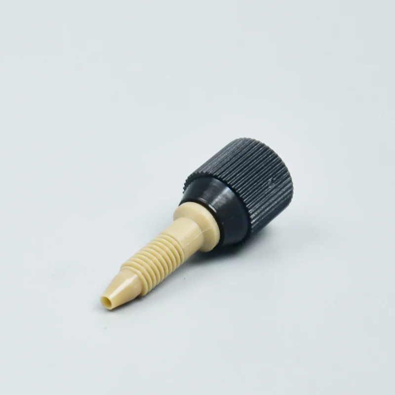 High quality PEEK  preset torque Handtighten Fitting for 1.6 mm OD PEEK/PTFE/ETFE/FEP and other semi-rigid tubes