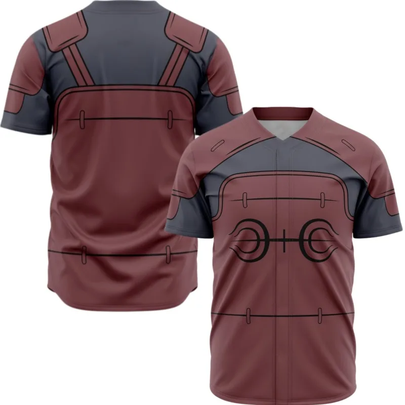 Camiseta Deportiva de Manga Corta Transpirable de Secado Rápido para Verano, Disfraz de Cosplay de Naruto, Primer Hokage Hashirama Senju, Anime 2026