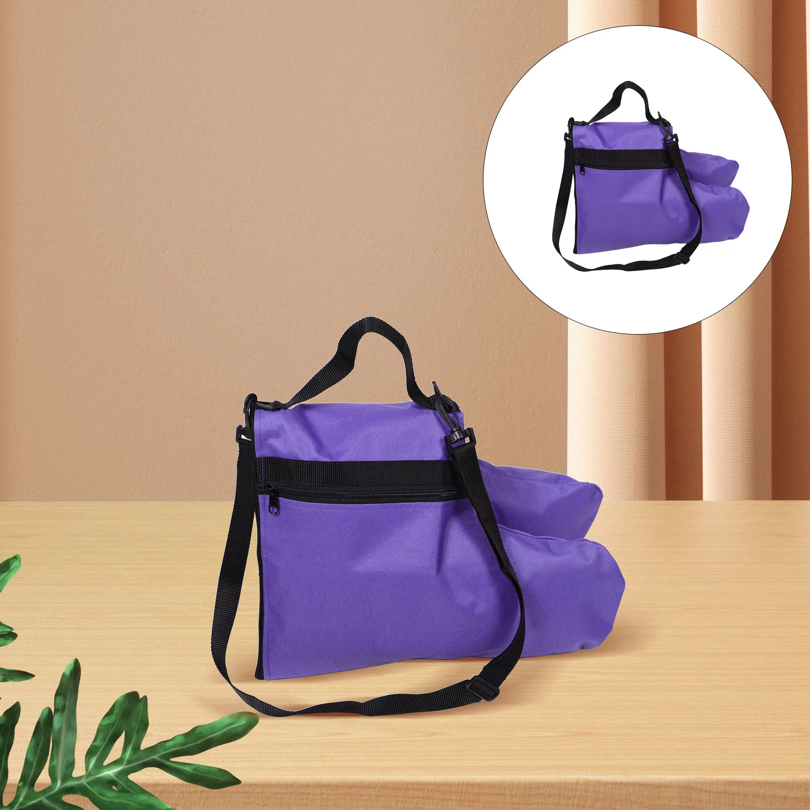 

Inline Skate Bag Purple Highdensity Waterproof Material Spacious Interior for Roller Skates Ice Figure Skating Shoes Organizer