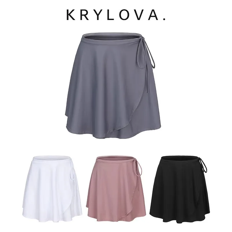 Womens Yoga Pants Skirt Cover Anti Embarrassment Butt Coverage Sports Skirt