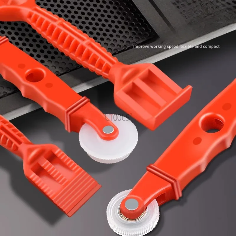 Window Screen Spline Roller and Spline Removal Shovel Seal Strip Installation Tool Gap Adjustment Auxiliary Kit for Door Window