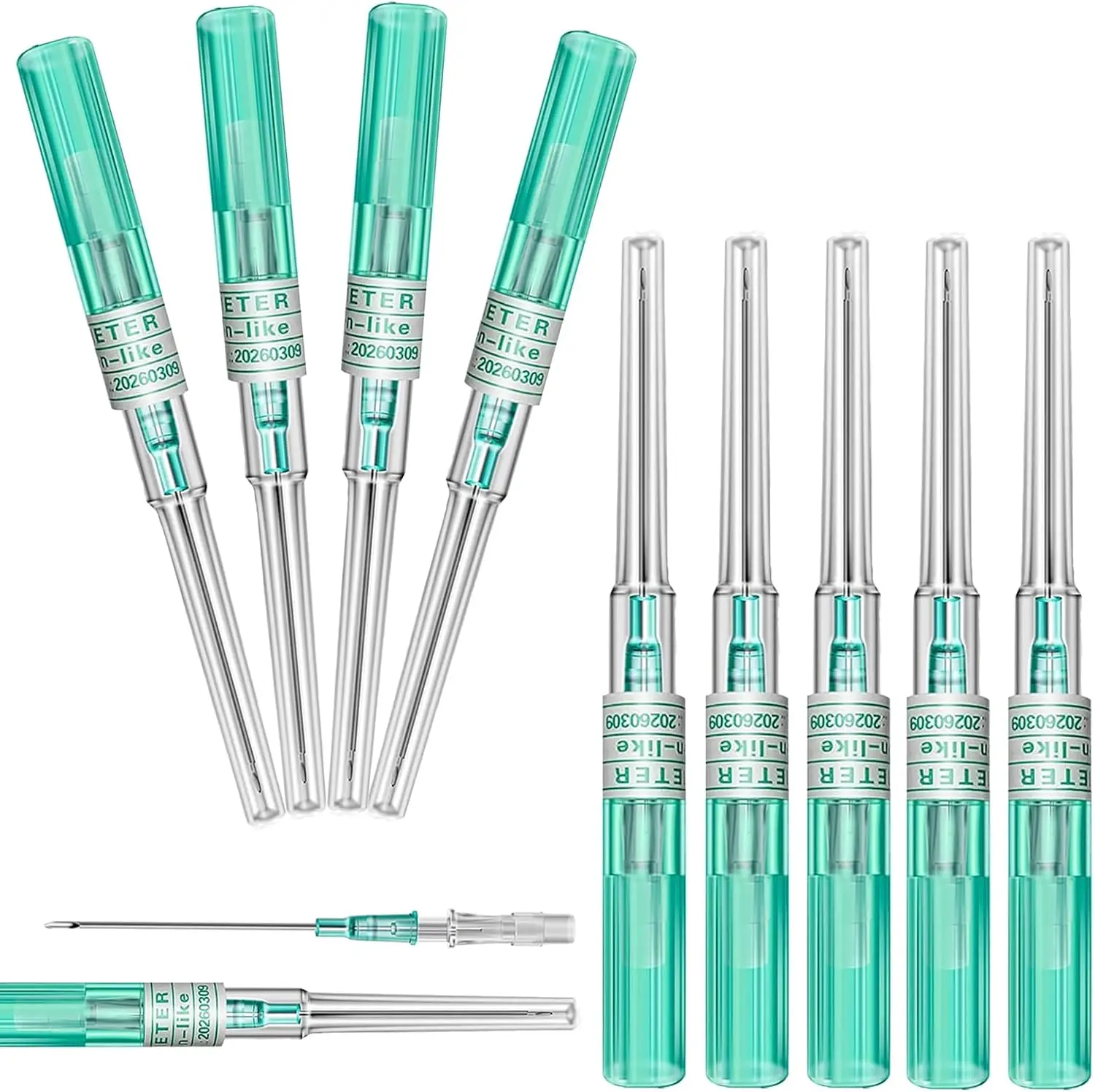 18G Catheter Piercing Needle 316L Stainless Steel Cateter Para Piercing Hollow Needle for Ear Nose Septum Piercing