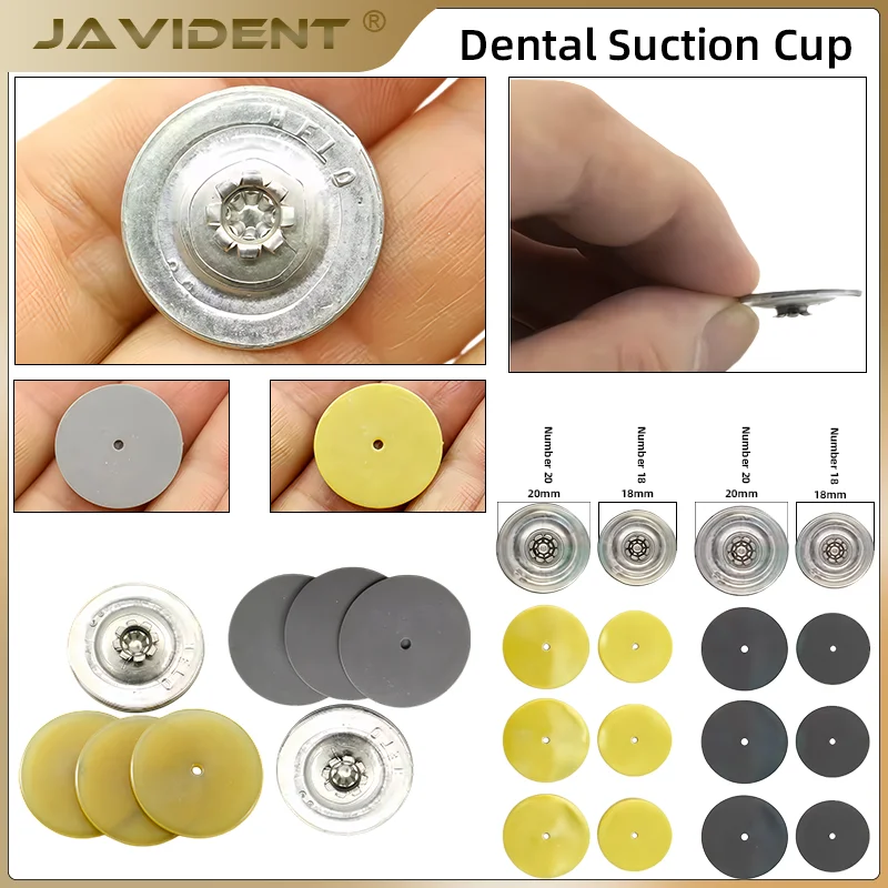 4/10Pcs Dental Suction Cup Upper Maxillary Full Removable Denture Liner; Anti-Slip Denture Adhesive; Dental Laboratory Materials
