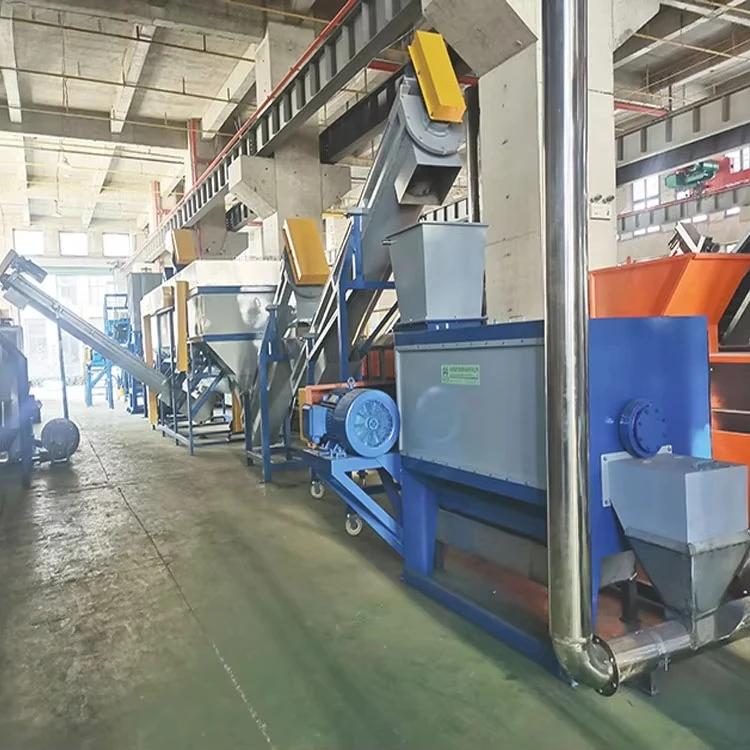 Automatic Waste Plastic Washing Machine PP And PET Recycling Washing Line New Condition Crush And Wash Equipment