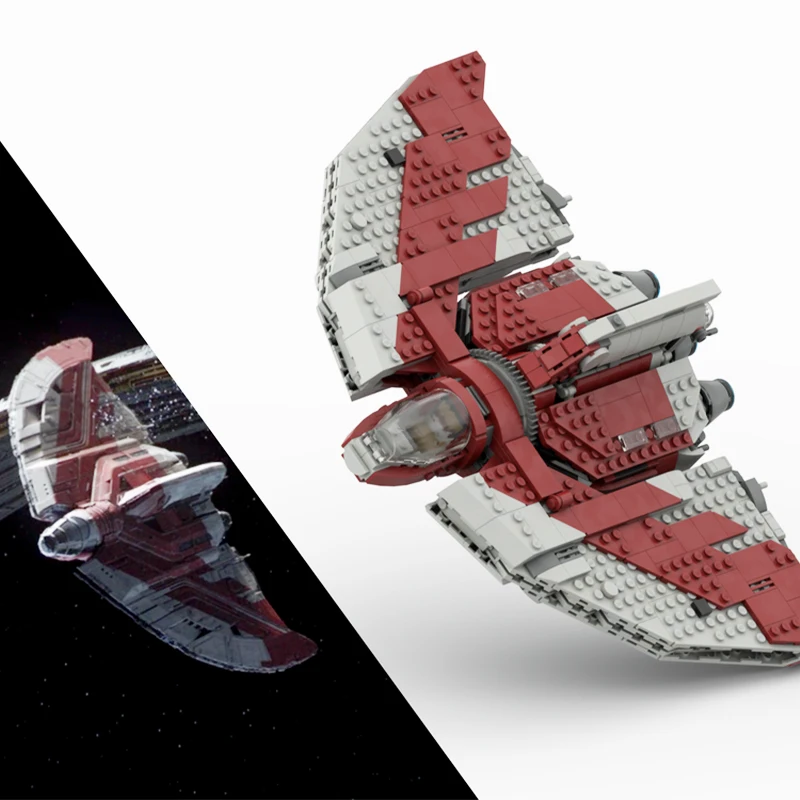 

1021PCS Star Battle Ahsoka's T-6 Shuttle Moc Creative Building Blocks Toy Gift for Kids Enhance Creativity & Skills