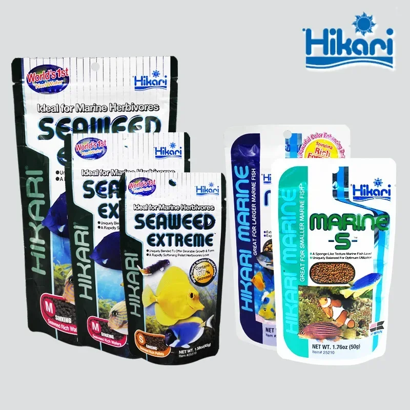 هيكاري البحرية المياه المالحة حوض السمك الأسماك الغذاء نباتي عشبي آكل اللحوم البذور المتطرفة