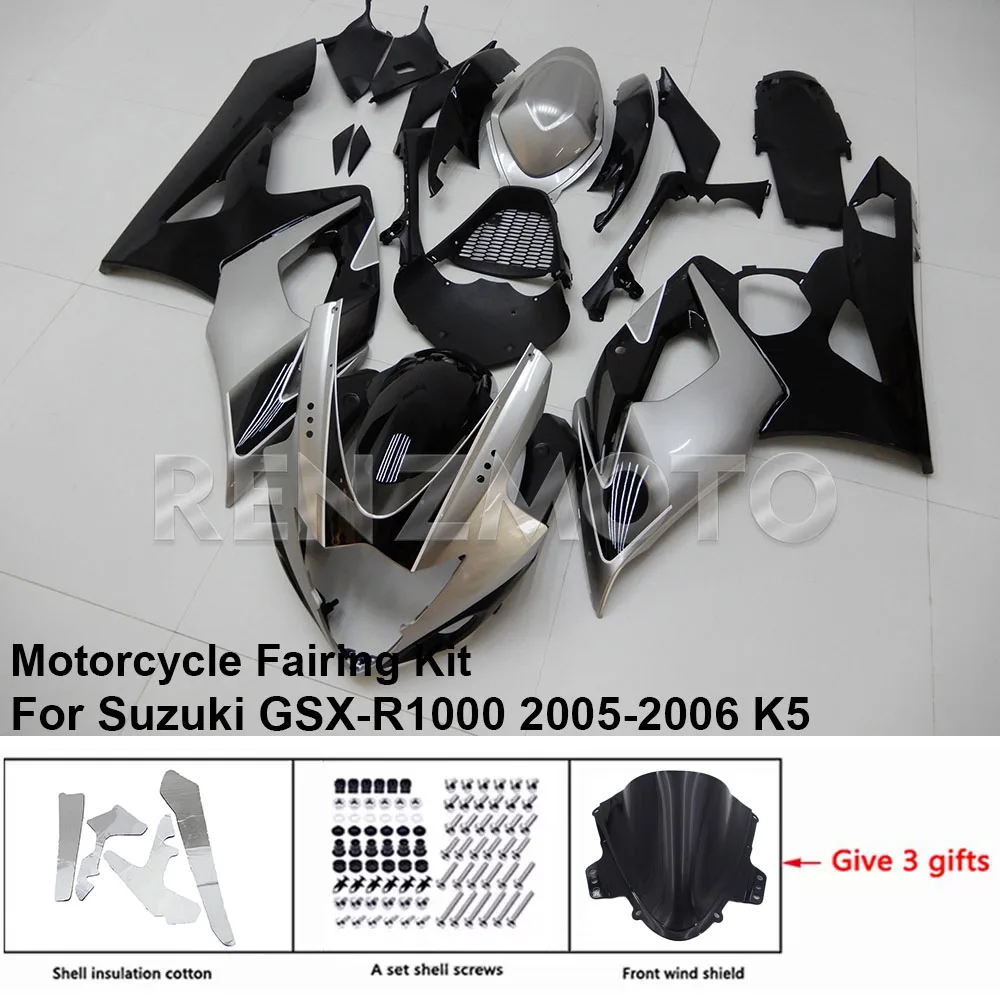 

For Suzuki GSX-R1000 2005-2006 K5 K6 Fairing Motorcycle Set Body Kit Decoration Plastic Guard Plate Accessories Shell S1005-128a