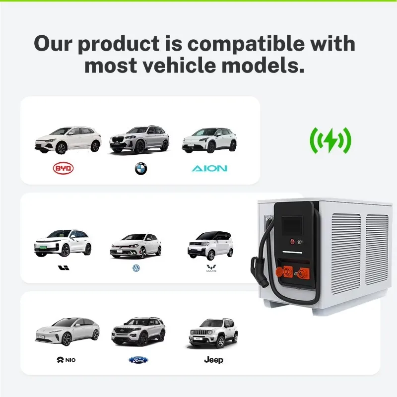 Mobile Charging Equipment 30kw Energy Storage Charging Pile AC220V Integrated Ev Super Chargers