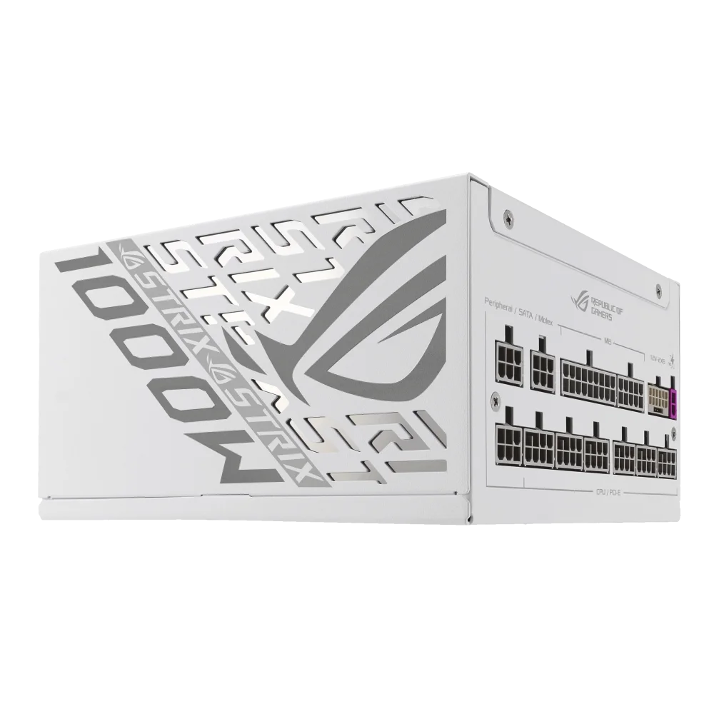 Nowy zasilacz PC ROG STRIX 100 – 1000W White Modular Power Supply recenzja i cena