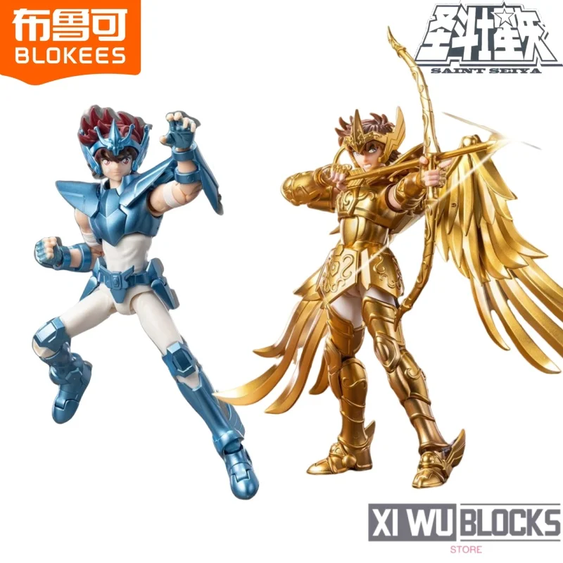 

BLOKEE Saint Seiya Building Blocks Champion Class Assembled Toys Sagittarius Aiolos Pegasus Seiya Model Ornaments Holiday Gifts