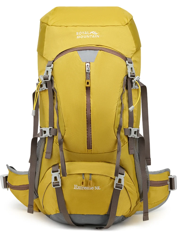 

Royal Mountain Outdoor Climbing Backpack Large Capacity Lightweight Professional Hiking Double Shoulder Waterproof Bag for Youth