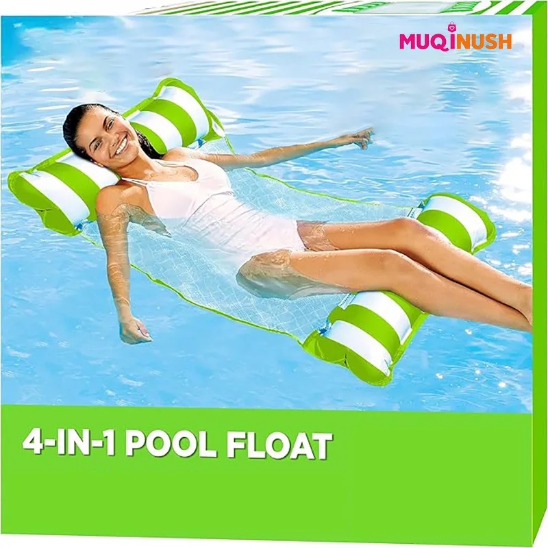 

4-in-1 Hammock Pool Float & Water Hammocks for Adults and Kids Floating Swimming Accessories Suitable For Water Party Games