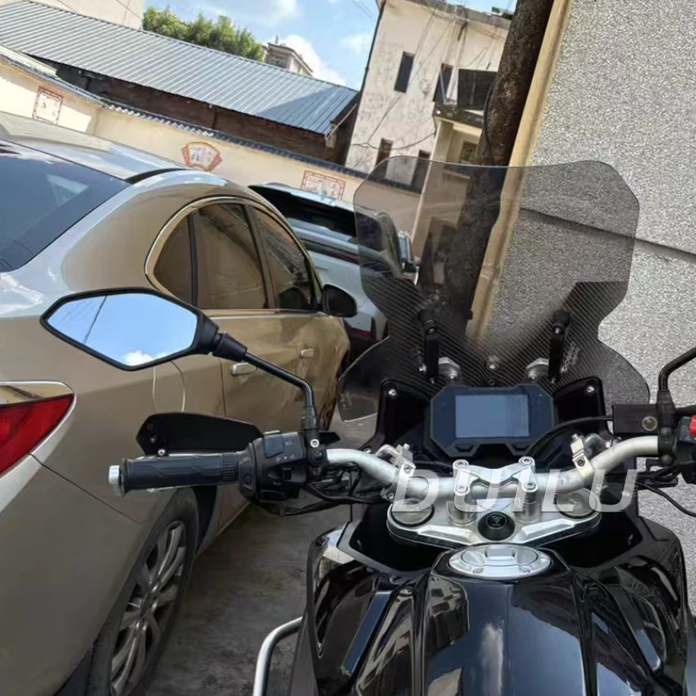 10mm Motorcycle Rearview Mirror Adjustable Side For Kawasaki Z900 Z800 Z650 Z1000 KLX250 KLX300 KLX300SM KLR650 Z750 ER6N KLX250