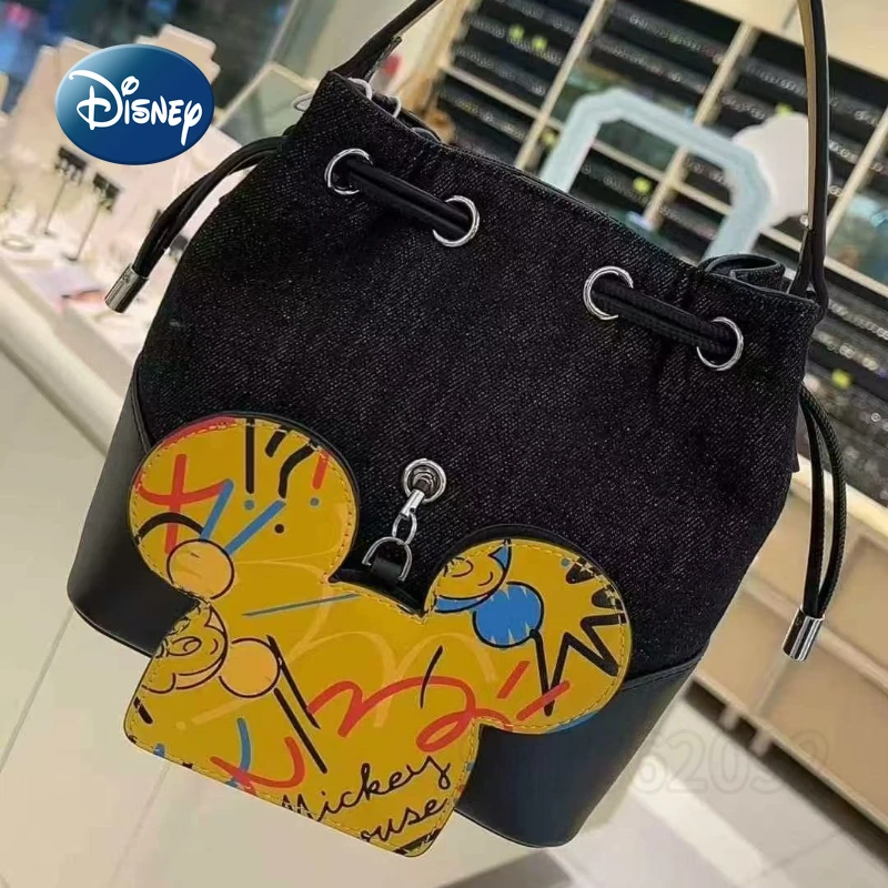 Disney Mickey New Women's Mini Handbag Luxury Brand Original Fashion Women's Shoulder Messenger Bag Cartoon Mini Women's Bag