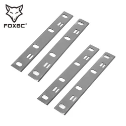 Foxbc lâminas de plaina hss, 158x22x1.8mm, para delta 37-070, 37-072 6 