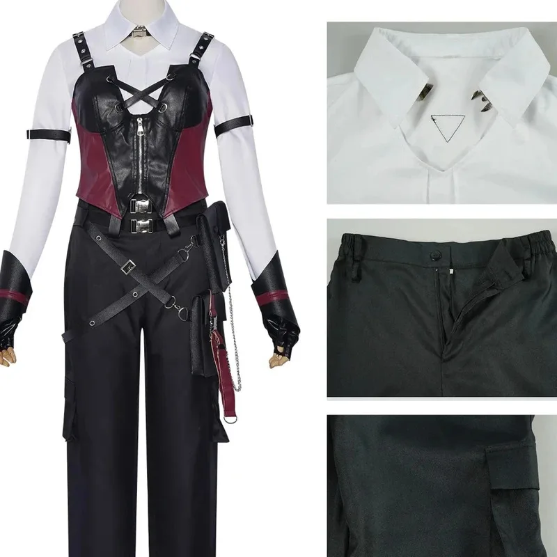 

CyGame Love And Deepspace Cosplay Anime Xavier SUPACE Heroine Cosplay MC Zayne Rafayel Uniform Wig Woman Female Cosplay Costume