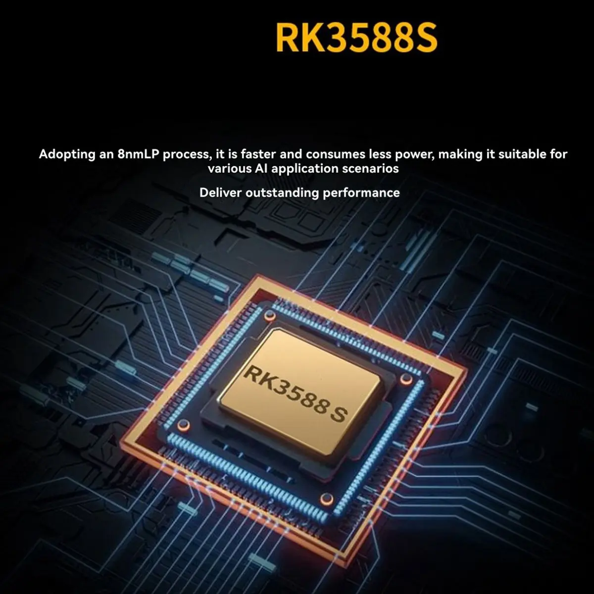 (A26M) For Orange Pi 5 RK3588S 8GB LPDDR4/4X 8-Core RISC-V 6TOPS AI CPU WiFi+BT SSD Gigabit Ethernet Single Board Computer