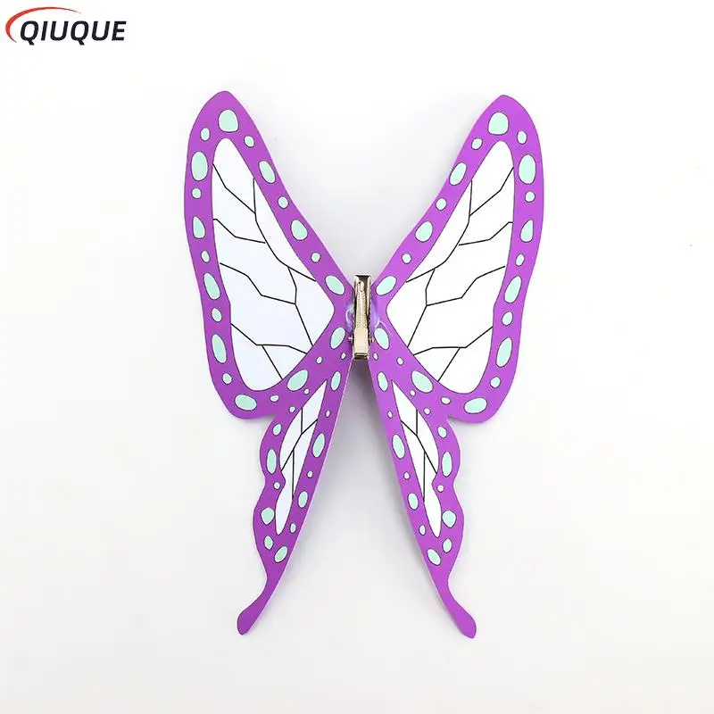 Anime Cosplay Hairpins Kochou Shinobu Tsuyuri Kanawo Butterfly Headwear Cosplay Accessories Props