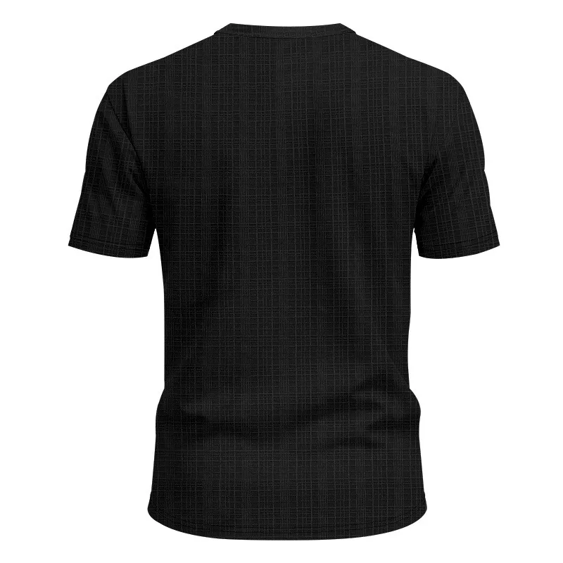 Grenzüberschreitendes, lockeres, atmungsaktives Herren-Sommer-T-Shirt aus Bambus, lässiges Hawaii-Strand-T-Shirt mit V-Ausschnitt und kurzen Ärmeln – Detail 28