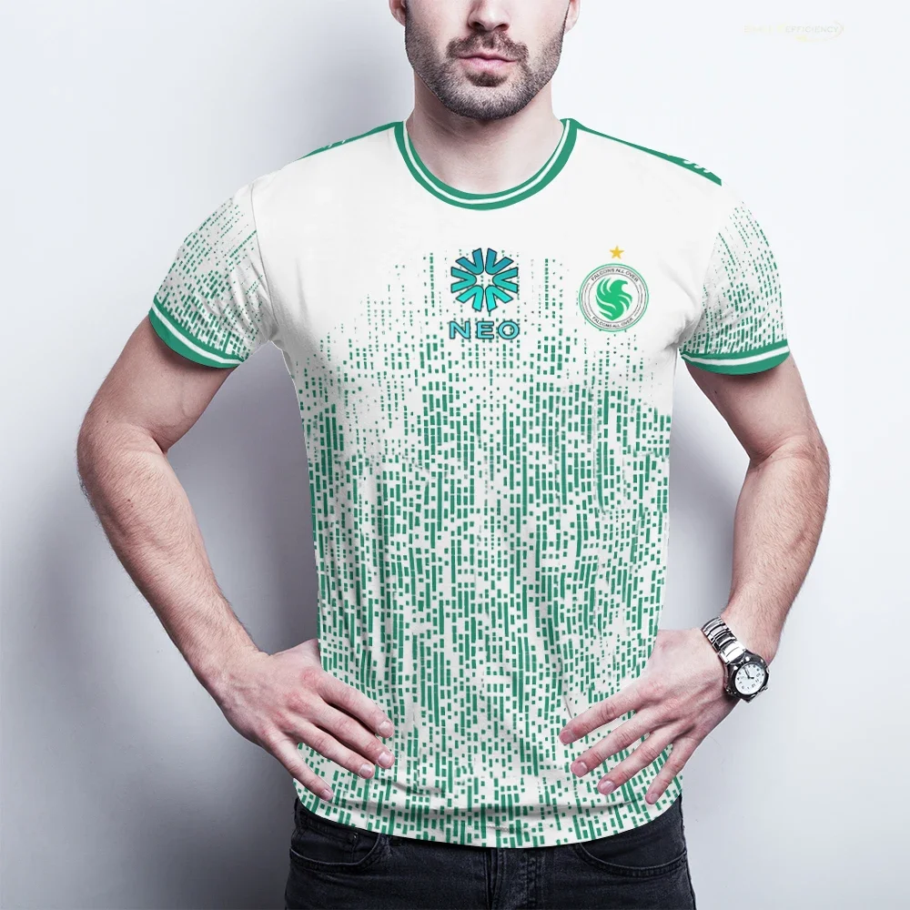 فريق الصقور Esports Club 2025 صيف جديد جيرسي CS2 نيكو M0NESY برو الدوري التدريب موحدة الرجال تنفس الجولة الرقبة تي شيرت #5