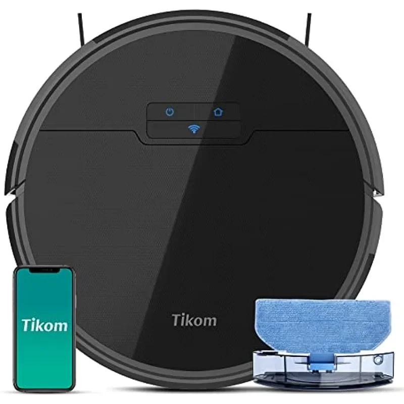 

HAOYUNMA Robot sweeper and mop Robot Vacuum and Mop, Robot Vacuum Cleaner, 2700Pa Strong Suction, Self-Charging, You're Worth It