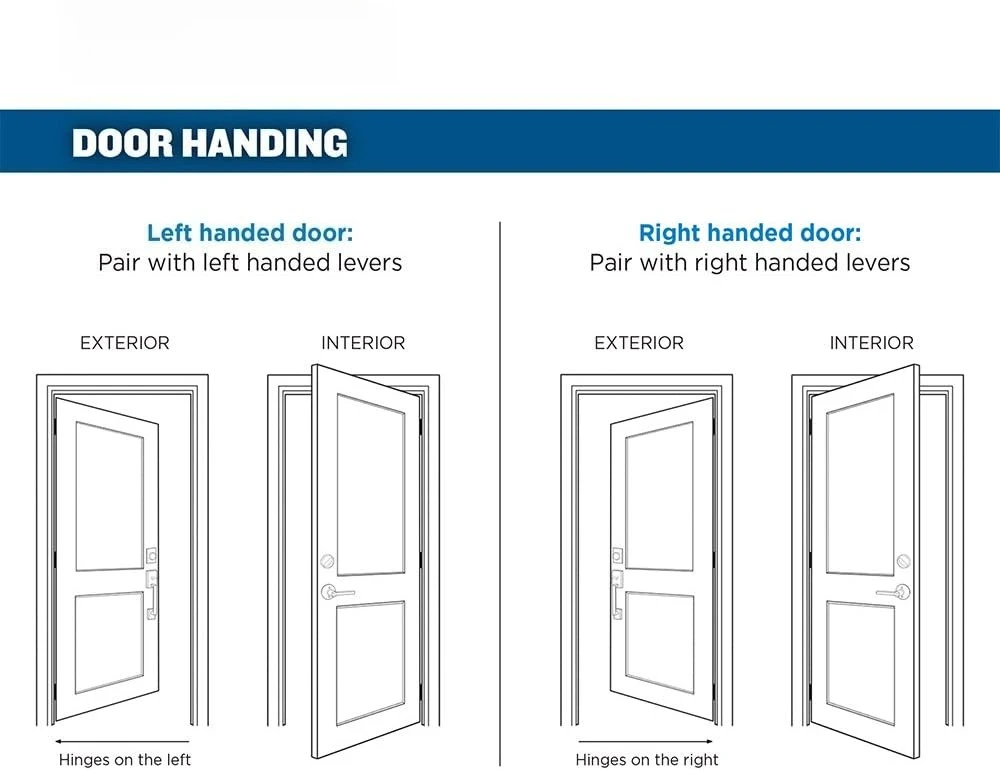 ZZZ FE285 CAM 505 ACC 605 LH Camelot Front-Eingangsgriff-Set mit linkshändigem Akzenthebel, unterer halber Griff, helles Messing