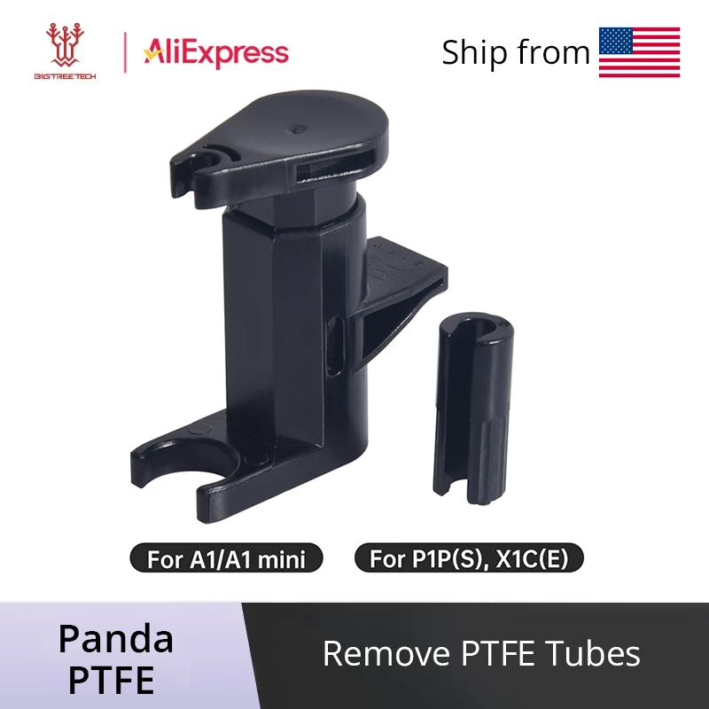 BIGTREETECH Panda PTFree قم بإزالة أنابيب PTFE مع أجزاء طابعة ثلاثية الأبعاد سريعة الإزالة لـ Bambulab P1P/X1C/A1/A1Mini