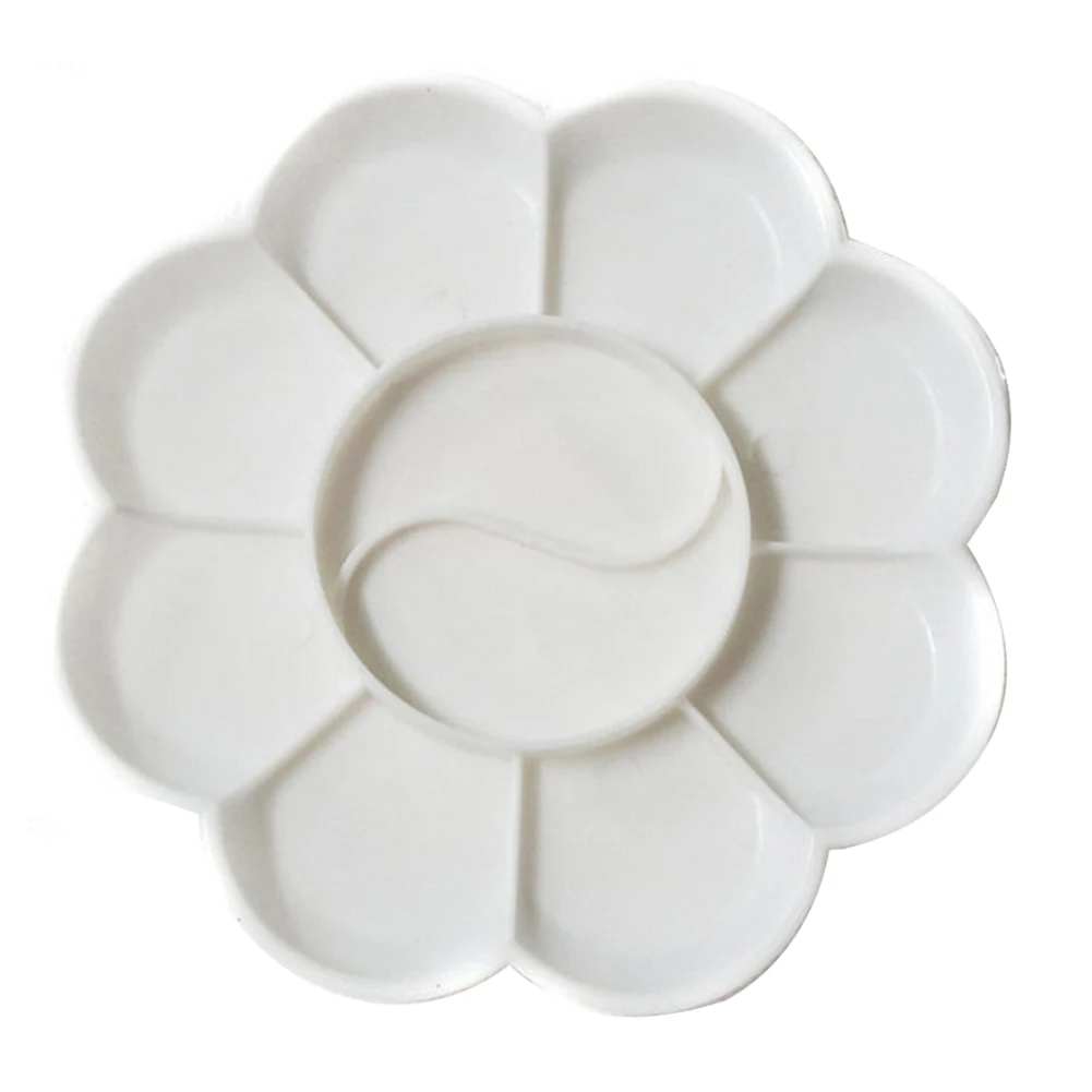 Estudiante Escuela Fácil de limpiar Redondo Hogar Portátil Accesorios Profesionales Principiantes Dibujo Paleta de Colores