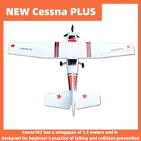 Rc Cessna 182 Single/Double Engine 1200mm Wingspan Model Trainer Aircraft Fpv Glider Fixed Wing Model Remote-Controlled Aircraft