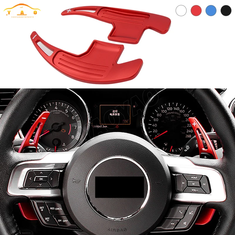 

Aluminum Alloy Shift Paddle For Ford Mustang 2015 2016 2017 2018 2019 2021 DSG Steering Wheel Gear Shifters Paddle Extension