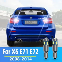 2pcs LED Reverse Light For BMW X6 E71 E72 Accessories 2008 2009 2010 2011 2012 2013 2014 Backup Back Up Lamp