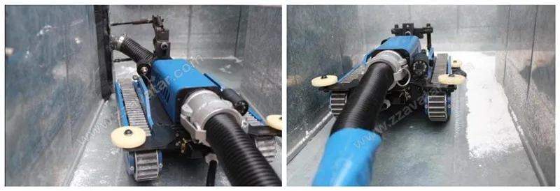 Air Duct Vent Cleaning Robot For Sale With Vacuum Cleaner And Control Box