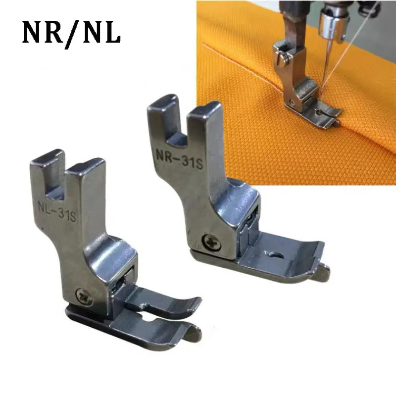 NR-31S NL-31S Right / Left Stitch in Ditch Guide Presser Foot for Industrial Lockstitch Sewing Machine Accessories Pack Waist