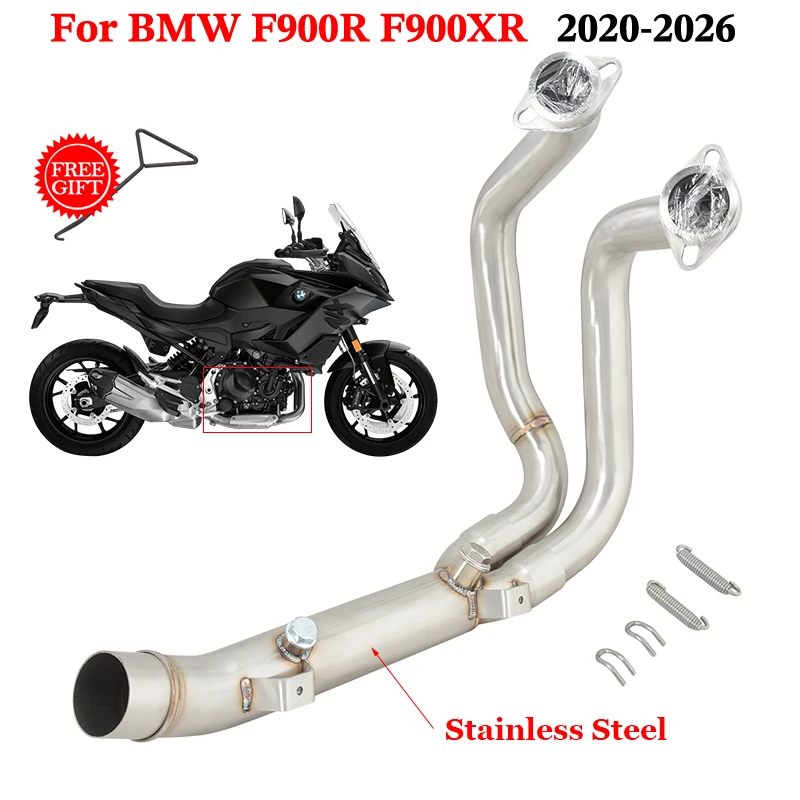 Tuyau de raccordement avant modifié pour échappement moto Slip-On pour BMW F 900 R F900R F900XR F900 R XR 2020 - 2026, connectant au silencieux d'origine
