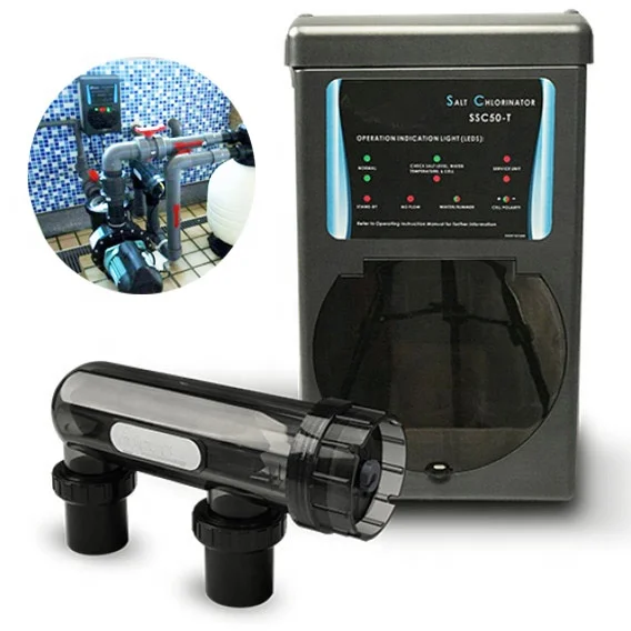 

Gold Seller Professional Cleaning Disinfect System Equipment Swimming Pool Salt Water Chlorinator