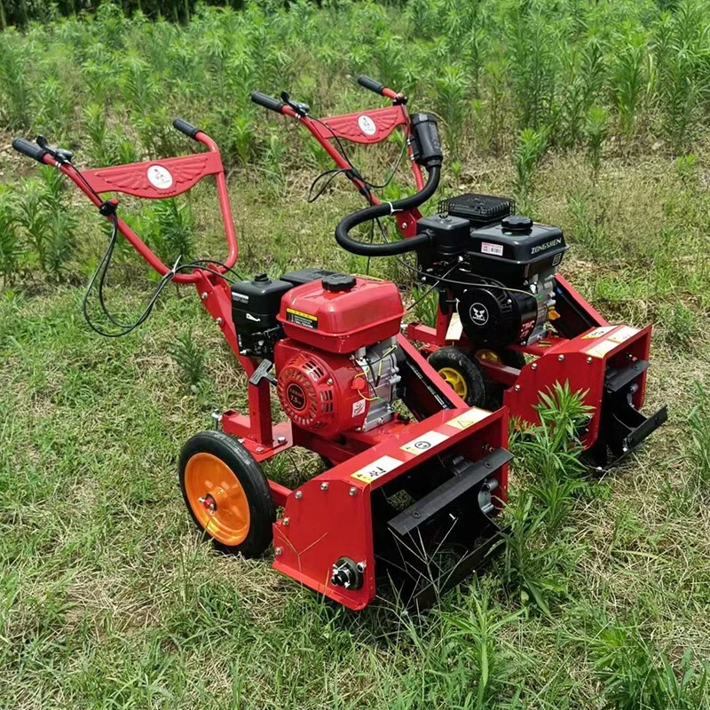 Mini tiller cultivator weed removal machine farm weeding machine