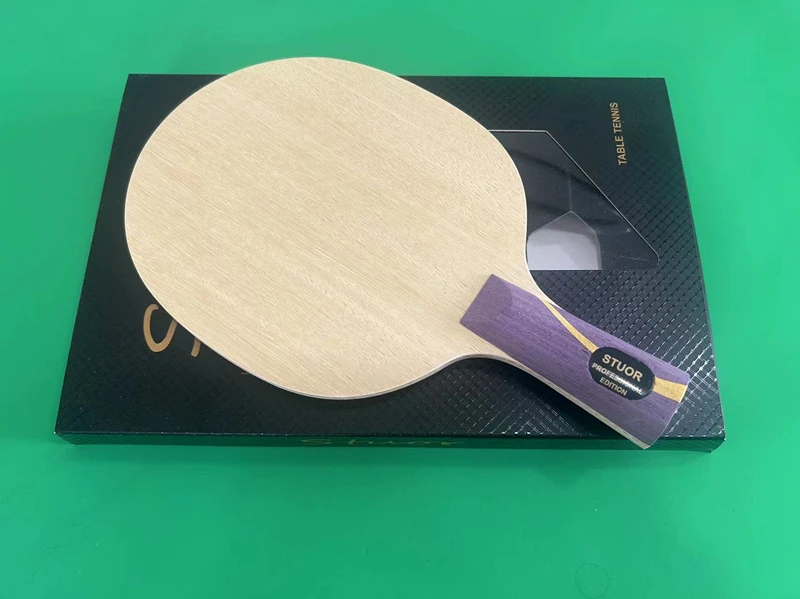 Stuor Sa 7-lagiges Carbon-Innen-Tischtennisschläger, Tischtennisschläger, Ping-Pong-Paddel, Kohlefaser, integriertes AUS + ANGEBOT – Detail 9