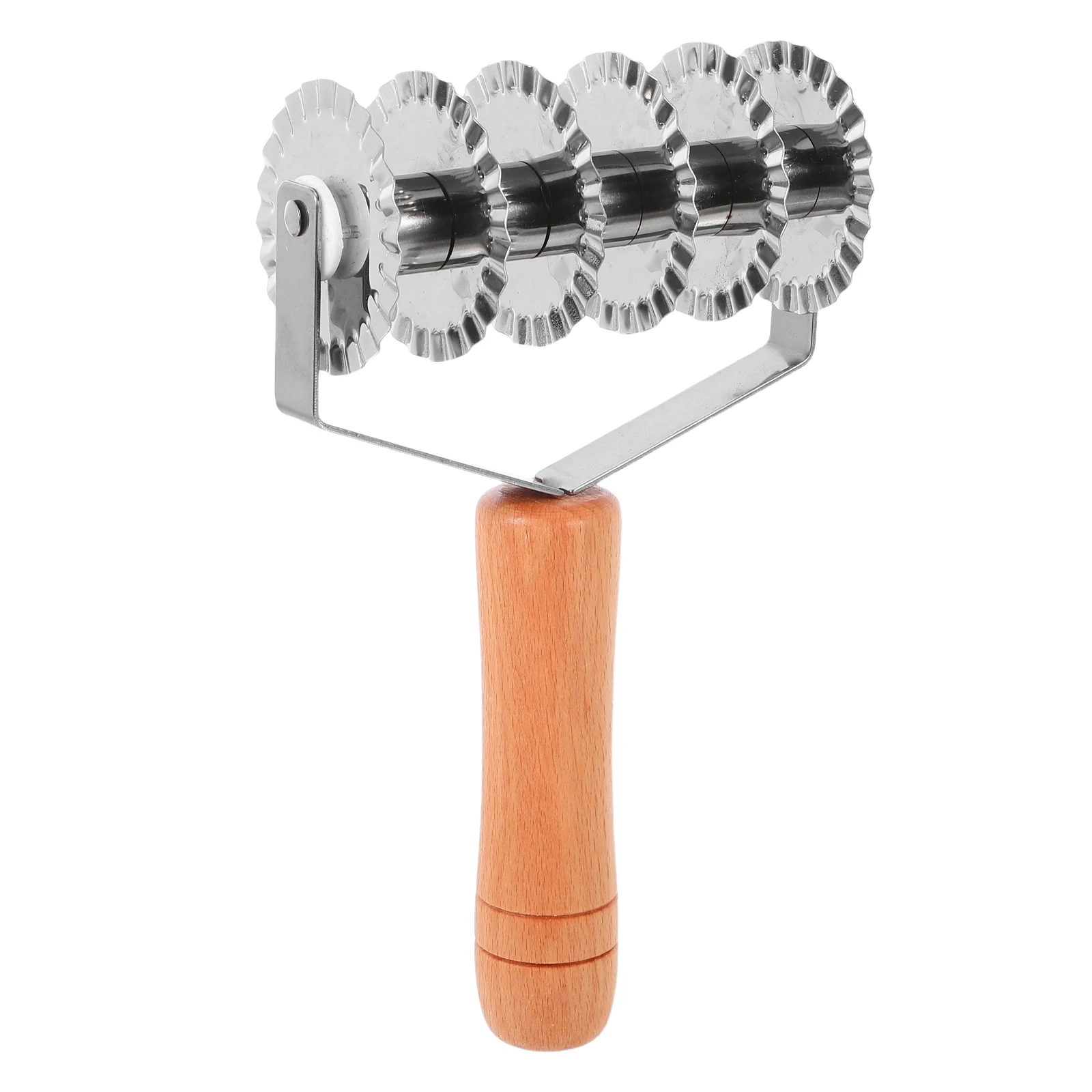 

Stainless Steel Noodle Cutter Wood Handle Lattice Dough Cutting Tool Kitchen Supplies Manual Slicer Precision Design Rust