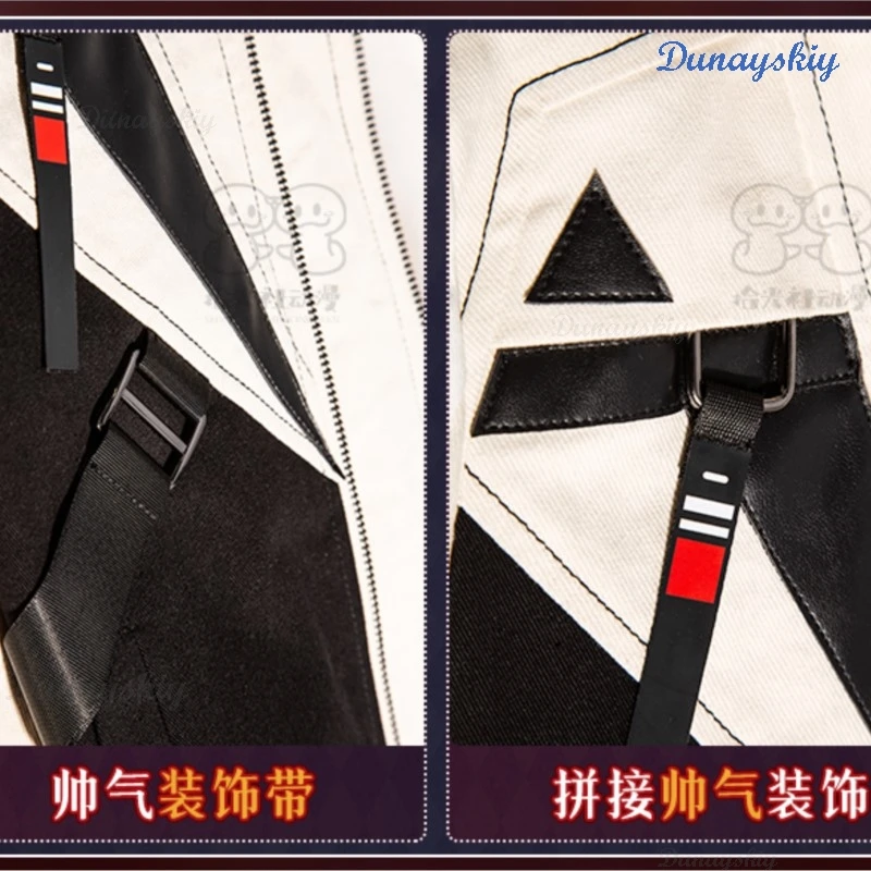 

Love And Deepspace Caleb Jacket Cosplay Centrifugal Drift Game Centripetal Counter Coat Unisex Uniform Couple Halloween Outfit