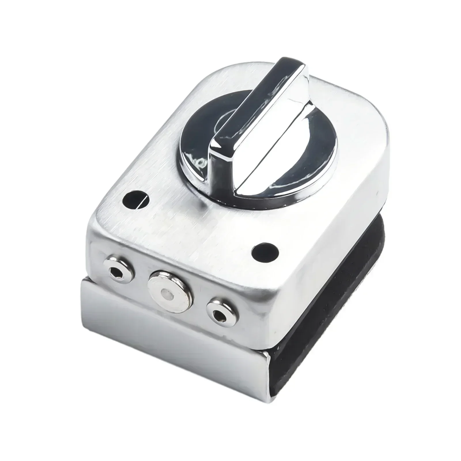 Hardware Latch Lock Bolt Ground Lock No Need Punch Holes Polished Stainless Steel Twist The Handle Bathroom Latch Lock
