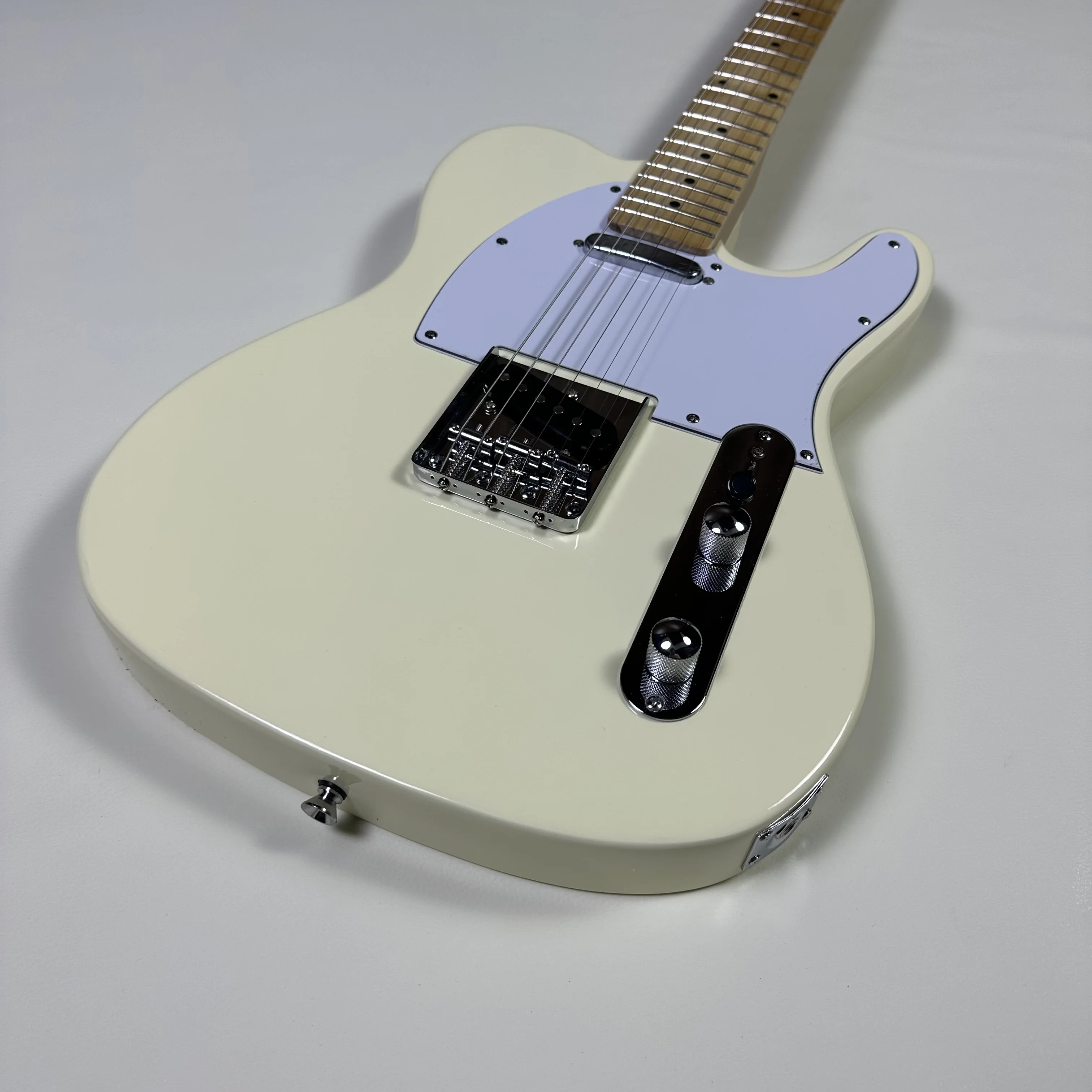 Cream White TL Electric Guitar  Mahogany Body Maple Fingerboard