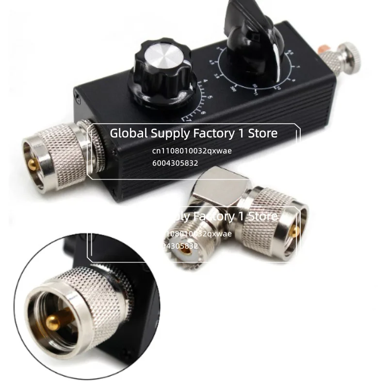 30W QRP Shortwave Antenna 5MHz-55MHz Full Band Radio Transmitting Antenna for FM Aviation UV Communication