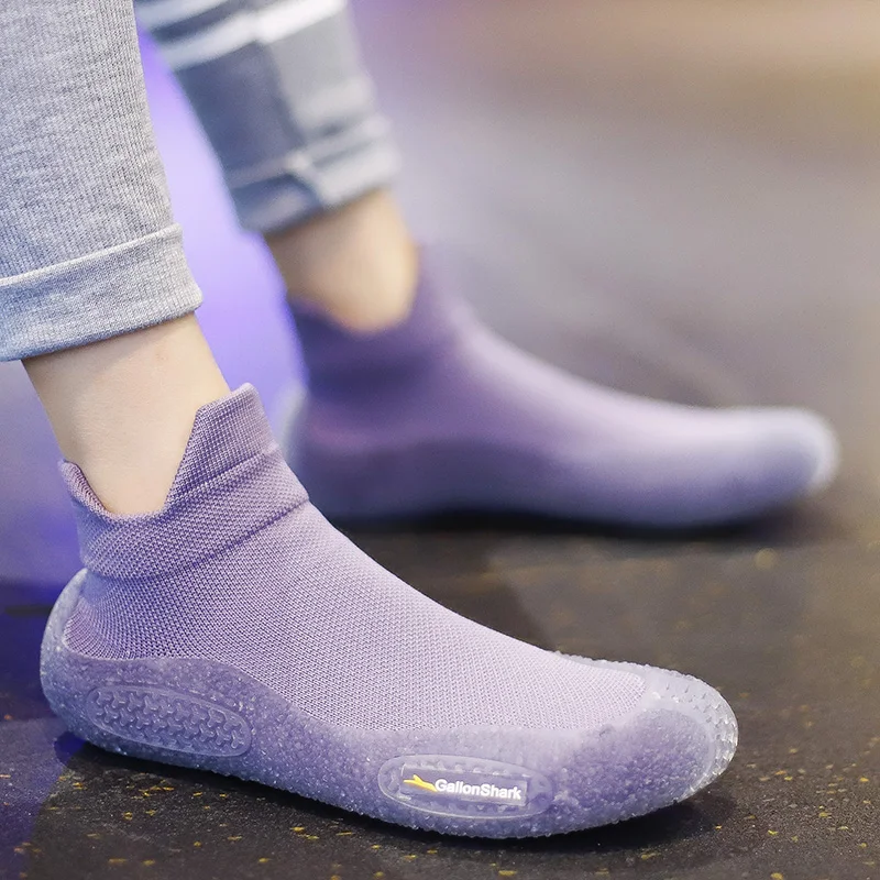 GallonShark Non-Slip Barefoot Sock Shoes Breathable Knit Footwear for Women Men Yoga Pilates and Floor Workouts