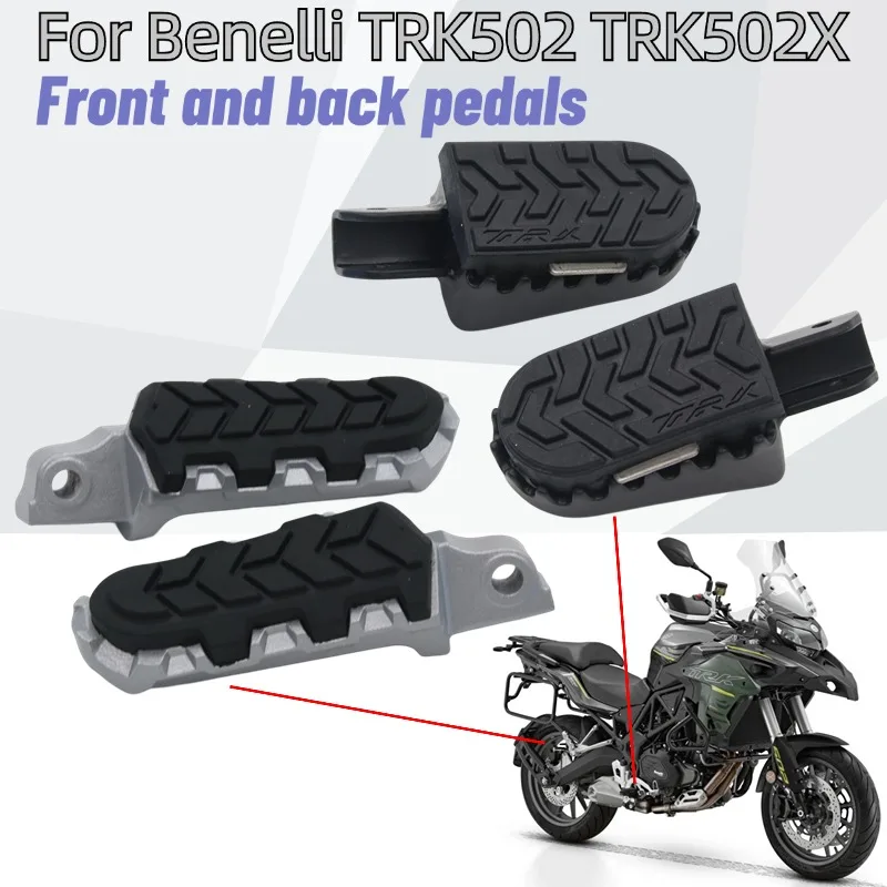 

New For Benelli TRK502 TRK 502X TRK502X TRK 502 Motorcycle Front Rear Footrest Foot Rest Pedal Fit Benelli 2020 TRK502 TRK502X