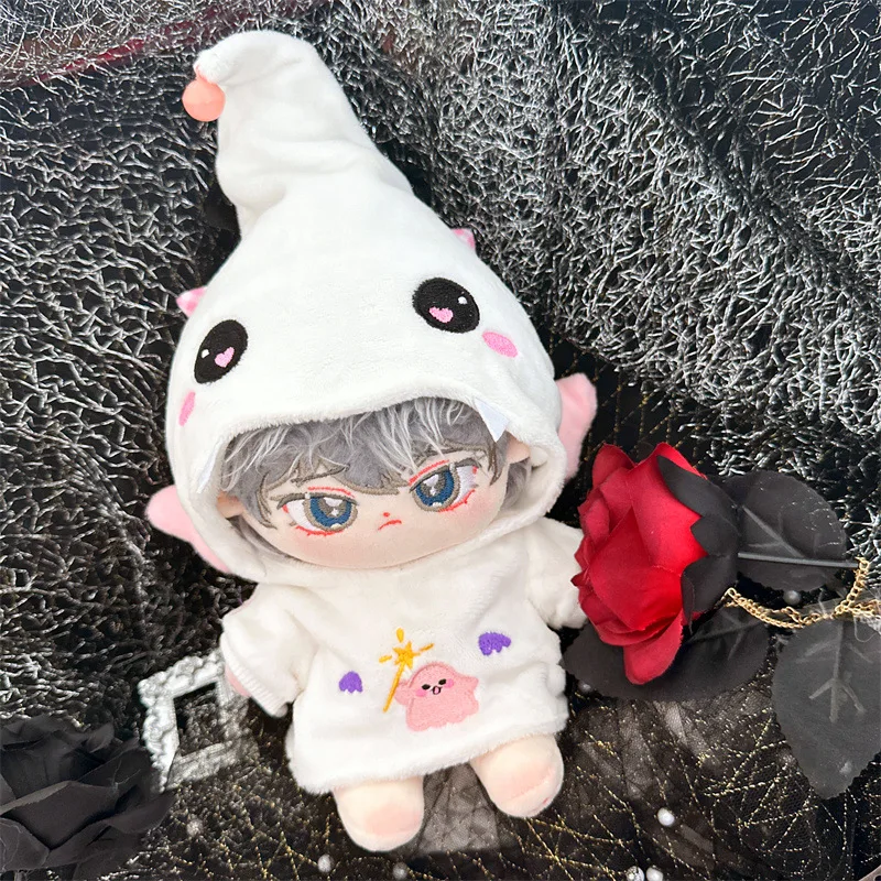 20cm Cartoon Boy Plush Doll Cute Stuffed Doll Wear Halloween Little Monster Custom Suit Clothes Soft Kids Toys Halloween Decor