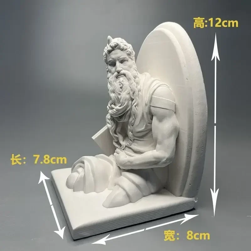 Moses Figure Sculpture Diffuser Stone Sculpture Artwork Plaster Statue Art Sculpture Home Living Decoration Birthday Gifts