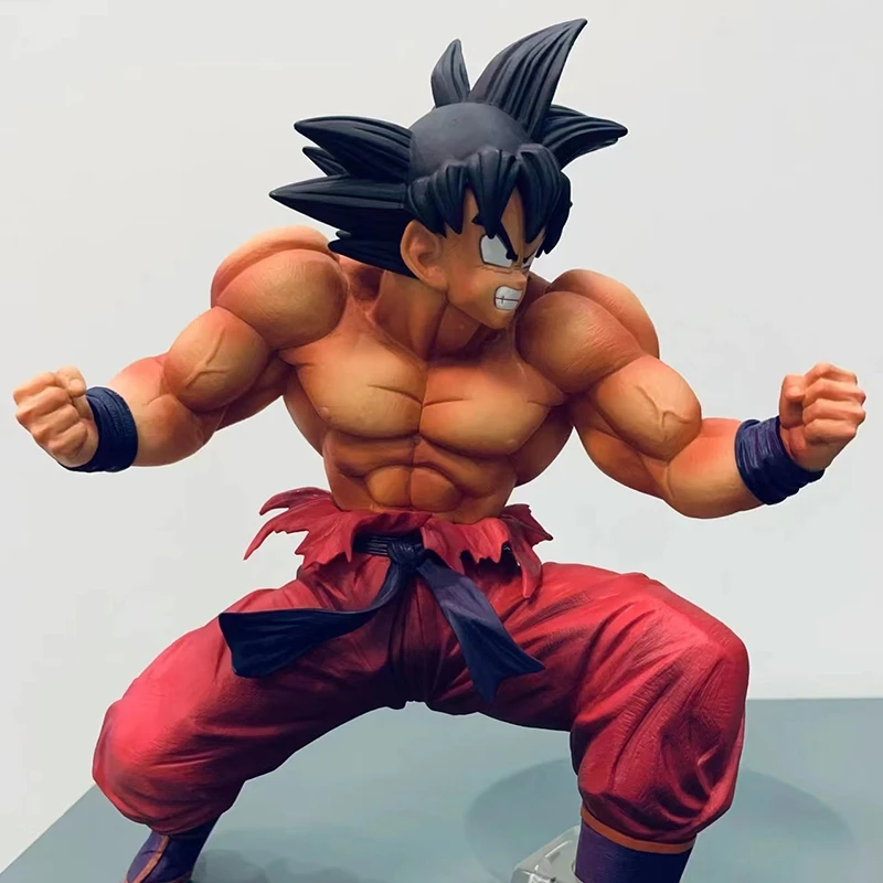 21cm Dragon Ball Z Son Goku Anime rysunek Kaioken figurka statua z pcv model kolekcjonerski ozdoby dekoracyjne zabawki prezent