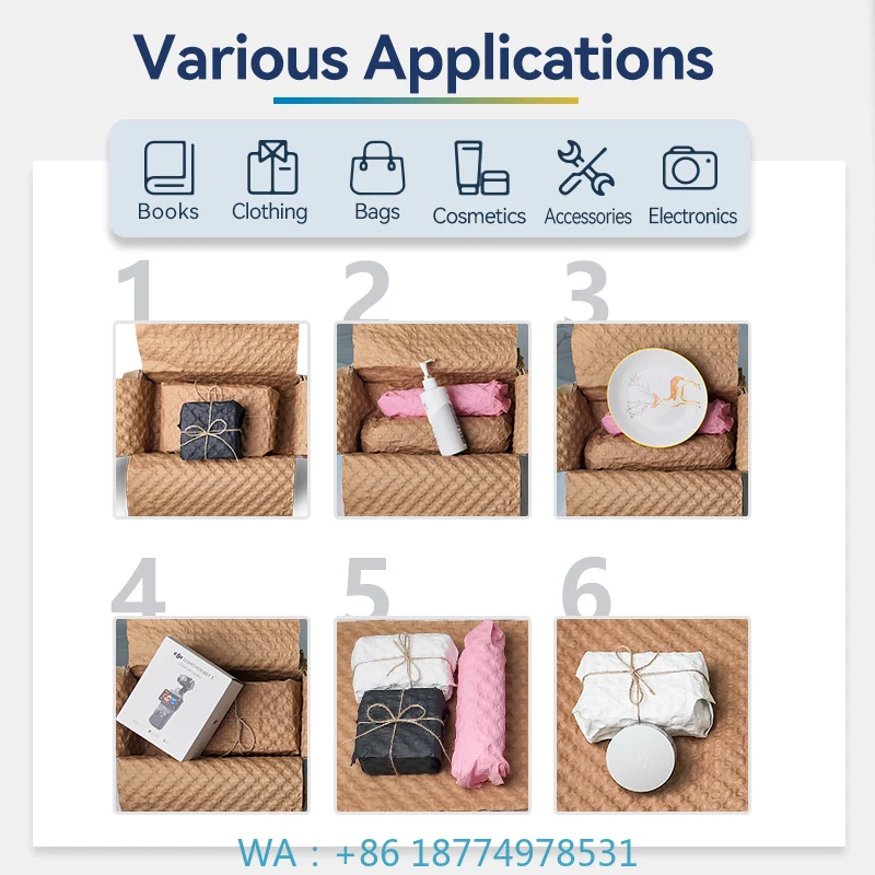

Cushion Packaging, Void Fill, and Kraft Paper Applications 450mm Built-In Cutter Precision Paper Bubble Making Pad Machine for