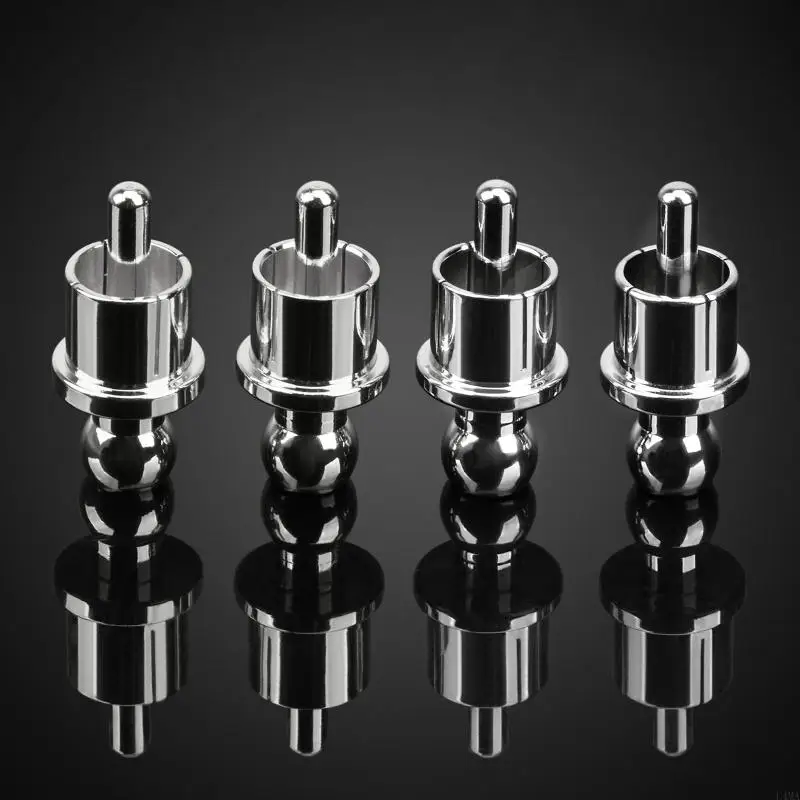 L4MA 10PCS RCA Plug Stecksocket Schutzabdeckung Rauschreduzierender Staubdämpfer Isolierung